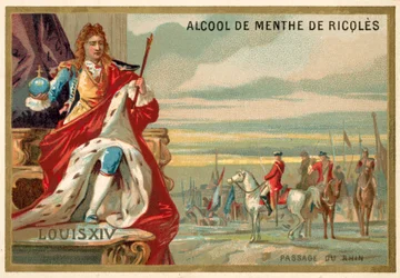 Ludwig XIV. von Frankreich und die französische Armee überqueren den Rhein, 1672